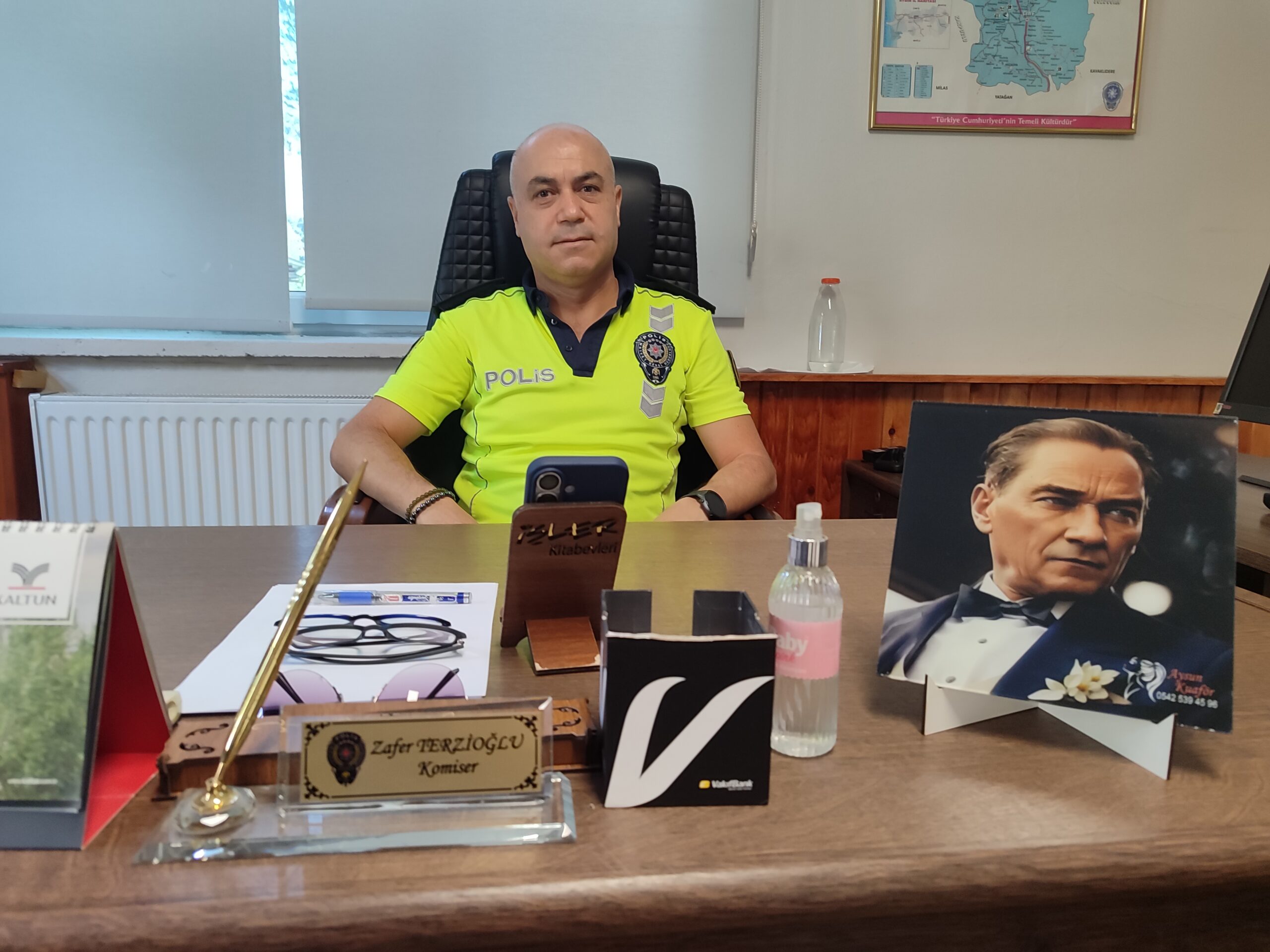 Çine Bölge Trafik Amirliği’ne deneyimli isim