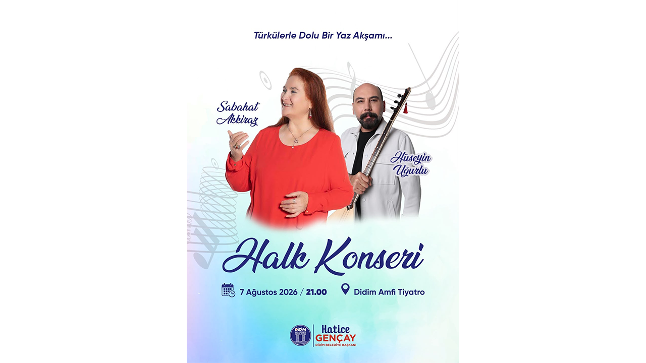 Didim Belediyesi’nden Türkü dolu yaz akşamı