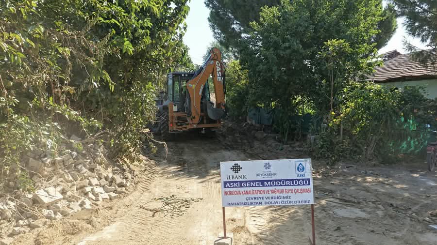 Başkan Çerçioğlu’nun çalışmalarıyla İncirliova’nın altyapısı yenileniyor