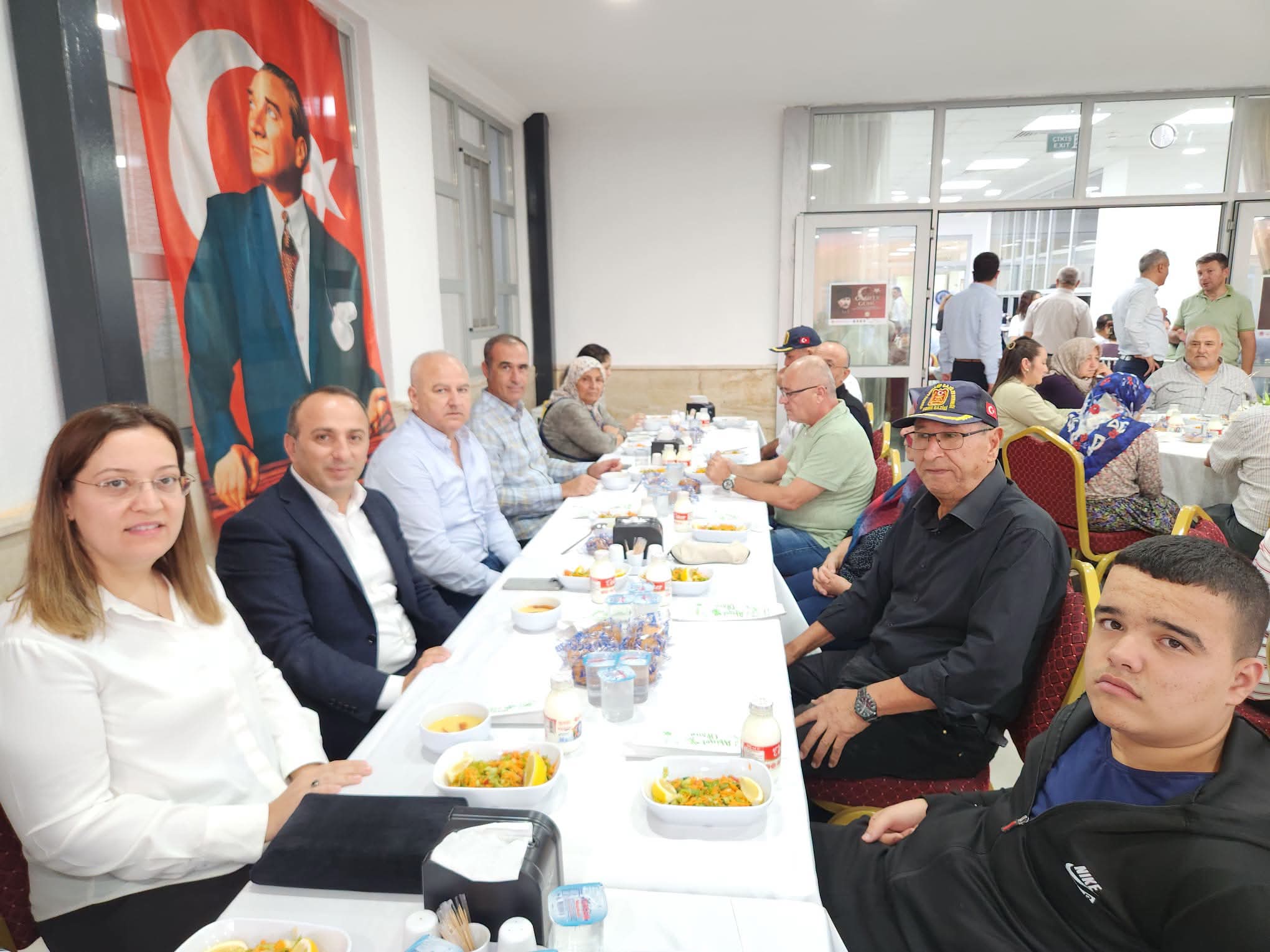 Çine’de 19 Eylül Gaziler Günü’nde Gaziler onuruna anlamlı yemek programı düzenlendi