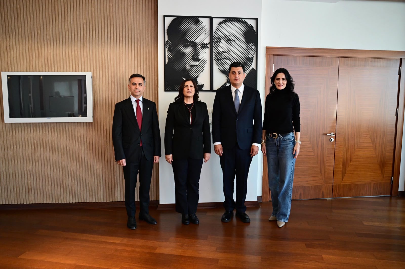Başkan Çerçioğlu’na AYSO Yönetim Kurulu Başkanı Maraş ve Gözlüklü’den ziyaret
