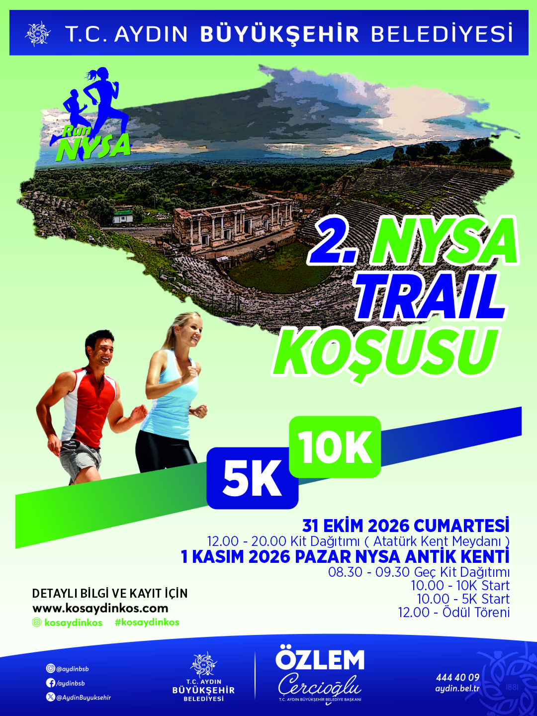 Başkan Çerçioğlu tarih, doğa ve sporu bir kez daha Nysa’da buluşturacak