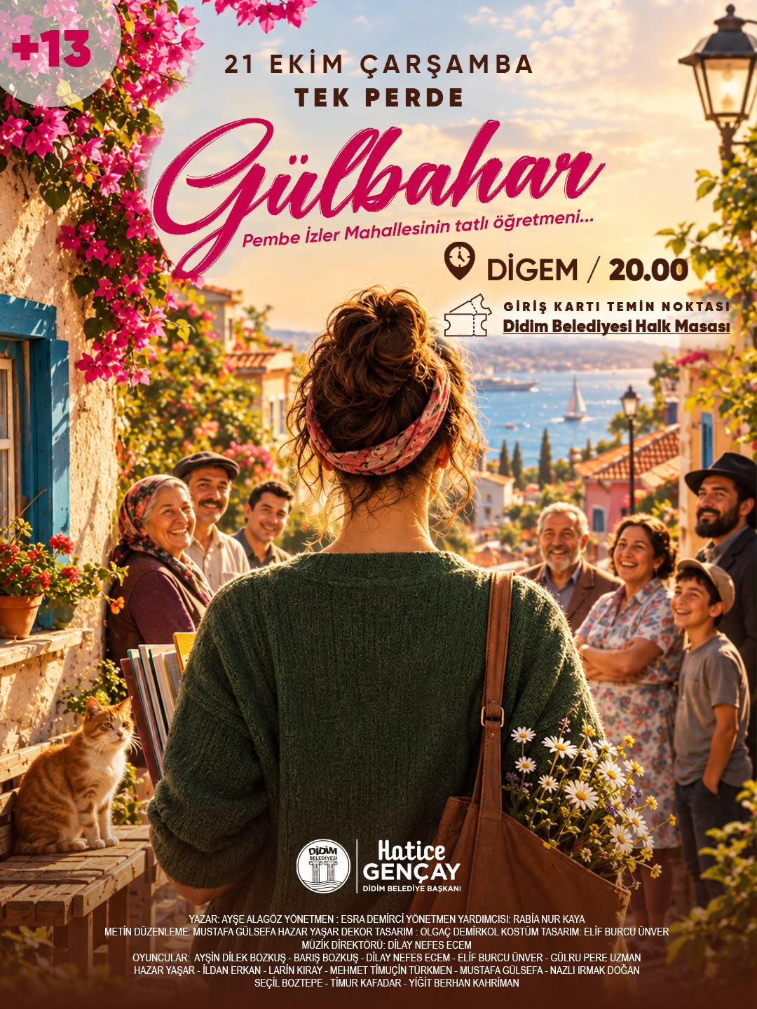 Didim Belediyesi’nden sanatseverlere “Gülbahar” tiyatro davet