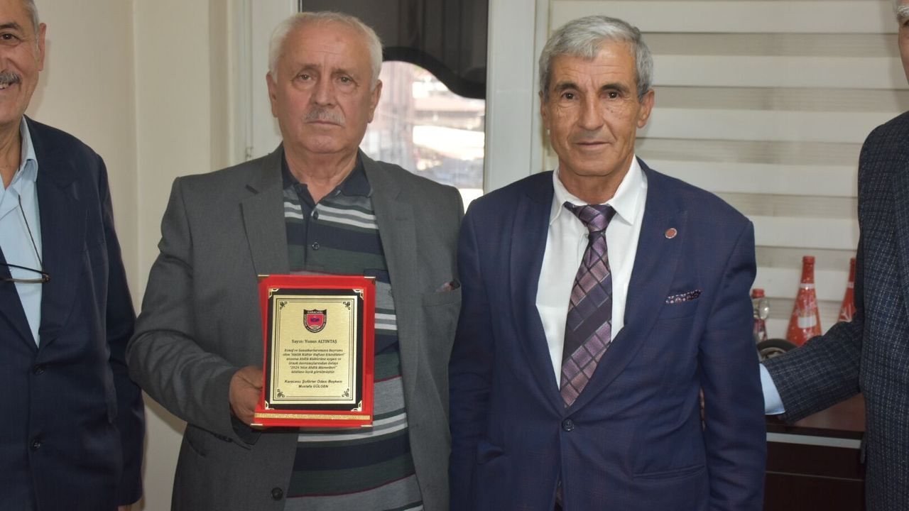 Karacasu’da yılın şoför ahisi Yunus Altıntaş oldu